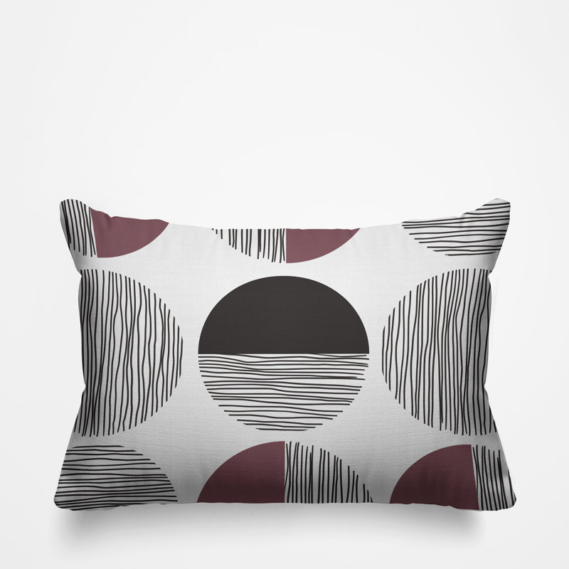 Coussin intérieur / extérieur Dubo, Mauve