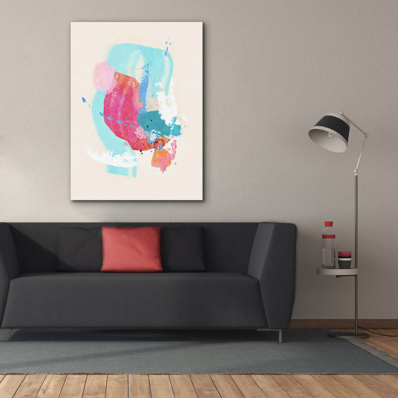 «Glitter No 1» par Suzanne Nicoll, art mural sur toile, H 54 po x l 40 po x P 1,5 po