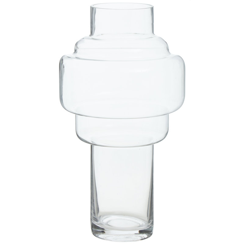 Adrinne Glass Table Vase, Clear