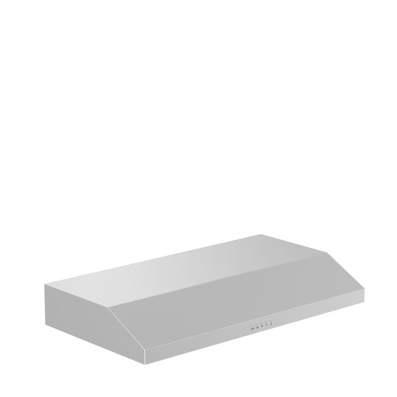 ZLINE 30 in. 280 CFM Ducted Under Cabinet Range Hood in Stainless Steel - Hardwired Power (615-30)