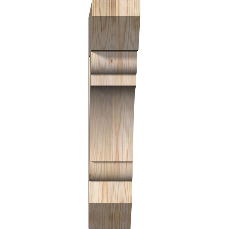 Support à lattes l 5 5 po x P 24 po x H 28 po, sapin Douglas, Douglas (lisse), H 28 po x l 5,5 po x P 24 po
