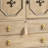 Modern Burlywood Solid Wood Accent Cabinet