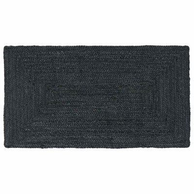 Solid Colour Hand Braided Area Rug