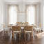 9 - Piece Solid Wood Dining Set