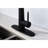 Pull Down Kitchen Faucet - Stainless Steel, High Arc, Single Handle, Cost-Effective, Matt Black Modern Handle Arc , 1.8 Gpm Flow Rate,-126706825