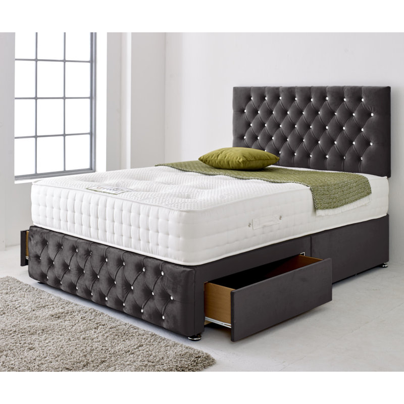 Kepper White Noise Pocket 1000 Sprung Memory Foam Mattress, Kingsize (5')