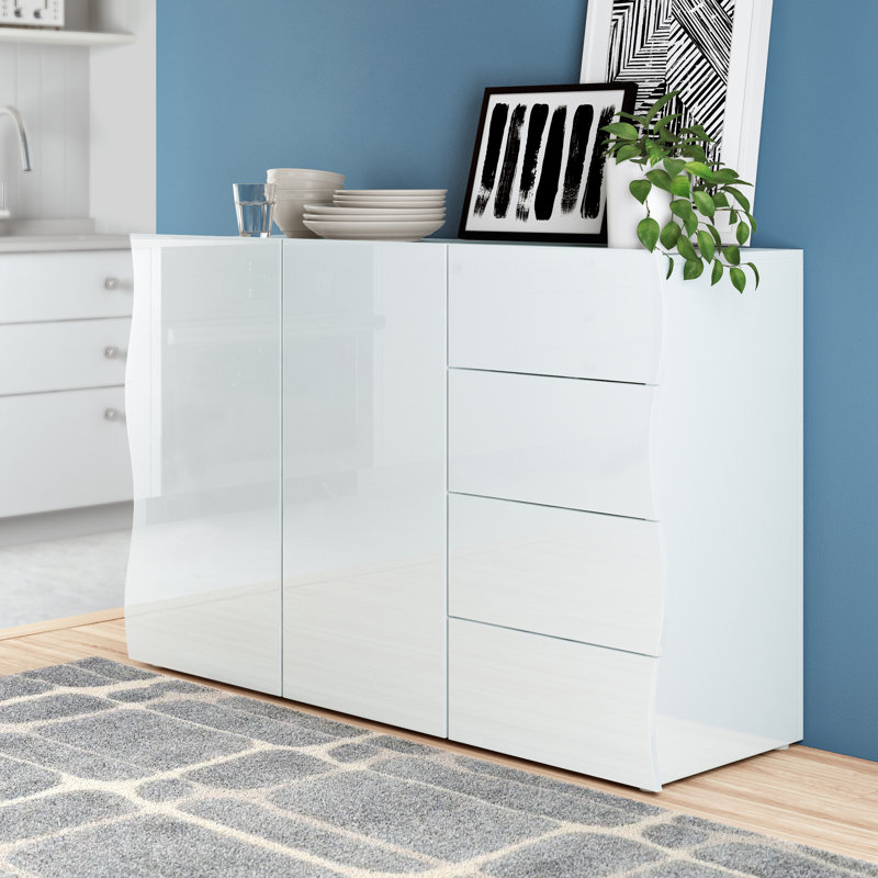 Colbie 130cm Sideboard, White