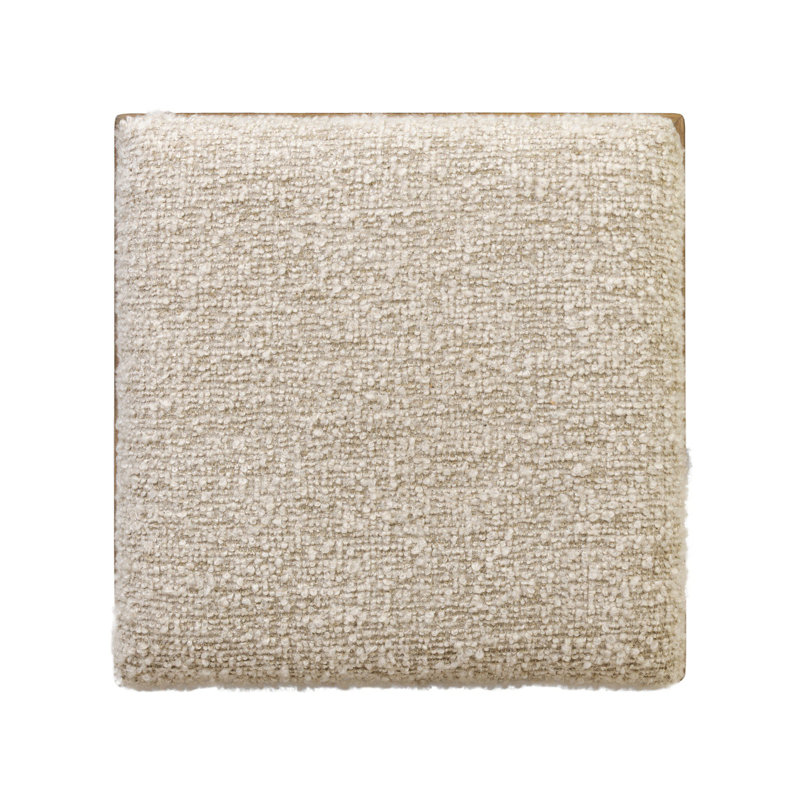 Kubi Upholstered Accent Stool, Ivan Stone