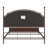 Marinez Upholstered Metal Standard Bed-1574542601
