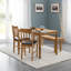 Carmel Oak Solid Wood Dining Table-1273259316