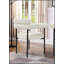 Ensemble de 2 chaises de cuisine en tissu avec accoudoirs, fauteuils d'appoint rembourrés et structure en métal-712440738-712440740