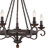Ashle 5 - Light Dimmable Wagon Wheel Chandelier