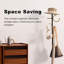 Coat Rack Freestanding With Marble Base