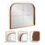 Dorinda Wooden Arched Bathroom Mirror