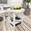 Table de bout ronde d'extérieur en plastique / résine Adirondack-114773188