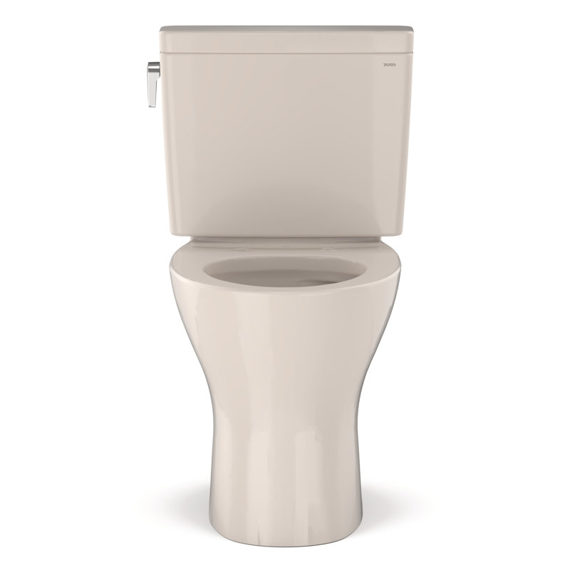 Drake® Dual-Flush Elongated Two-Piece Toilet, Sedona Beige, 12"