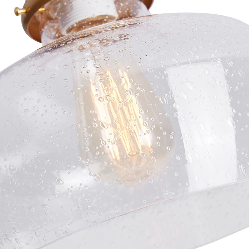 Plafonnier semi-encastré industriel 1 lumière Gander