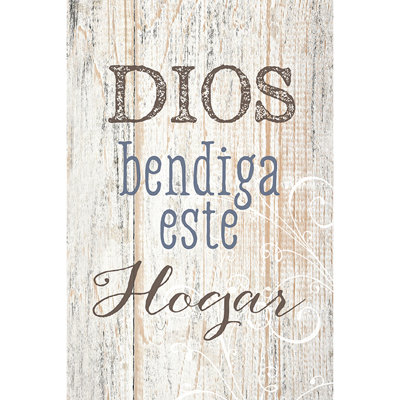 " Dios Bendiga Este Hogar "