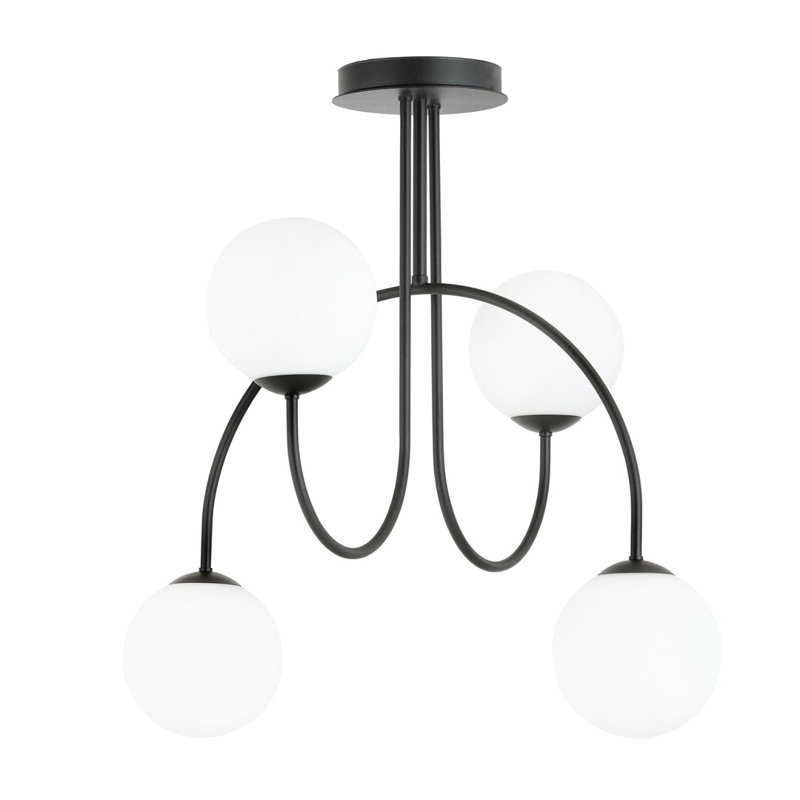 Averell 4 - Light Sphere Chandelier, White