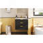 Armoire murale suspendue 24 po avec tiroir double, petit lavabo de salle de bain rectangulaire flottant avec trou de robinet simple et trop-plein, armoire de salle de bain moderne avec lavabo en céramique-413633755