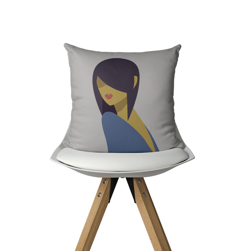 Housse de coussin d'intérieur Aria, 16 po x 1 po