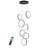 Fredel Dimmable LED Geometric Chandelier Hanging Pendant for Staircase Stairs-1949688631-1949688628