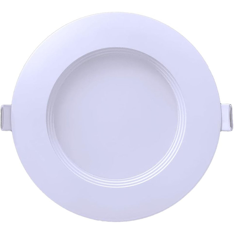 4" Baffle Round Trim White 12W ‎1000 Lumens 5CCT Slim Ultra-Thin Light
