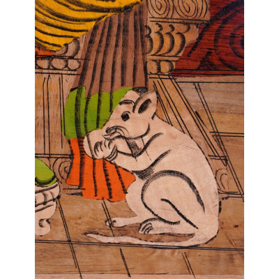 Panneau mural 19 po Chaturbhuja Ganapati sur Aasana