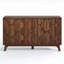 Buffet moderne de 55 po avec tablettes réglables et armoire de rangement à 4 portes pour la salle à manger-1529428946-1529428947