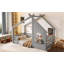Lit simple au sol avec fenêtre et petite tablette, lit en bois massif-703093508-703093509