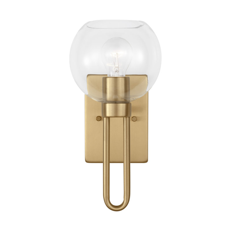 1 - Light Bath Sconce, Satin Brass