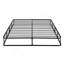 Structure en métal noir 1pc California California Mattress Foundation avec housse en tissu texturé-355404669