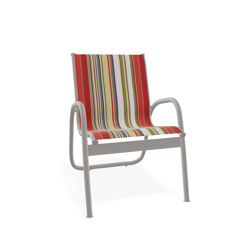 Fauteuil de patio Gardenella, Gris chaleureux texturé, Fiesta