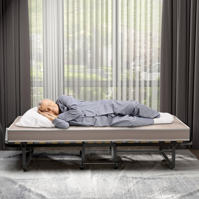 Emilee Upholstered Daybed with Mattress