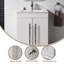 Meuble-lavabo simple 24 po avec plateau en céramique Devpal
