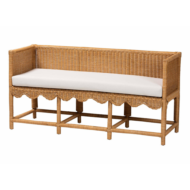 Banc d'appoint Bali & Pari Seranay, 29.1" H x 59" W x 21" D