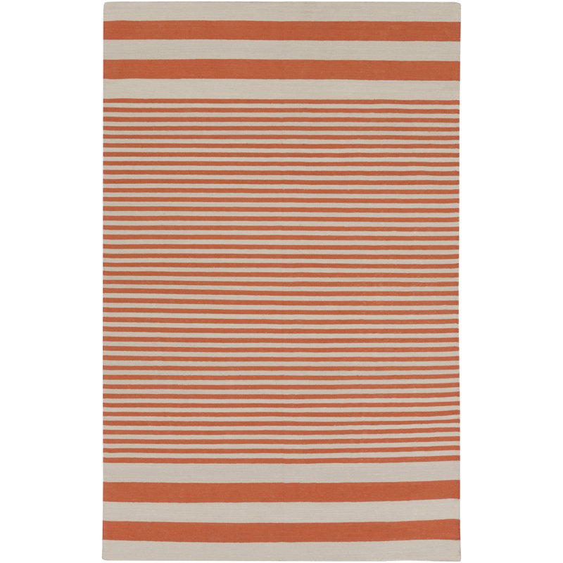 Kinslee Cotton Striped Indoor Rug, Rectangle 8' x 11'