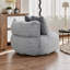 Très grand fauteuil à billes en velours côtelé avec repose-pieds, canapé-lit ergonomique en mousse à haut dossier-334558121