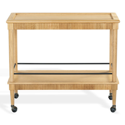 Oak Bar Cart