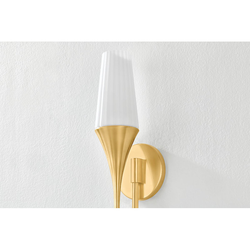 LUISA WALL SCONCE, Aged Brass