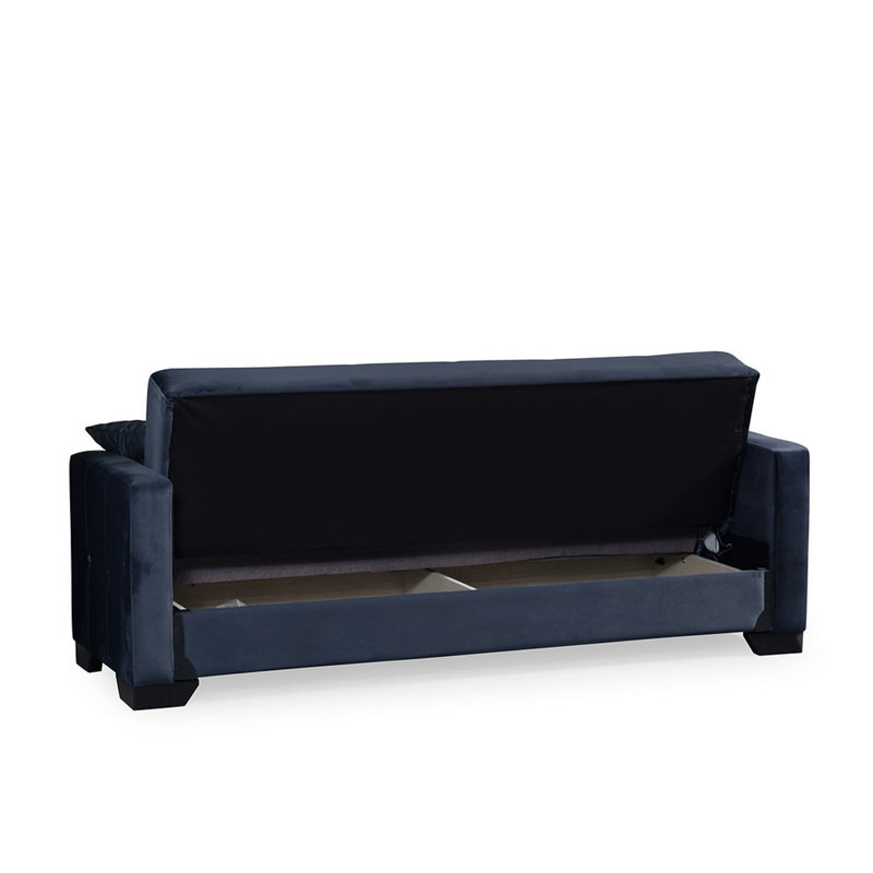 Dubai Loveseat, Gray, 33" H x 82" W x 25" D