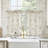 Kitchen Curtain Floral Tier Linen Short Pinstripe Cafe for Living Room Bathroom Julia Farmhouse Rustic Curtains Rod Pocket 2 Panels-866193571-1025917049