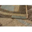Tapis à main one-of-kind noué la 2010 ushak gris foncé/bleu clair/beige 4 pi 9 po x 7 pi en laine de 9 po Donahoe