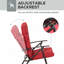 Chaises de camping pliantes