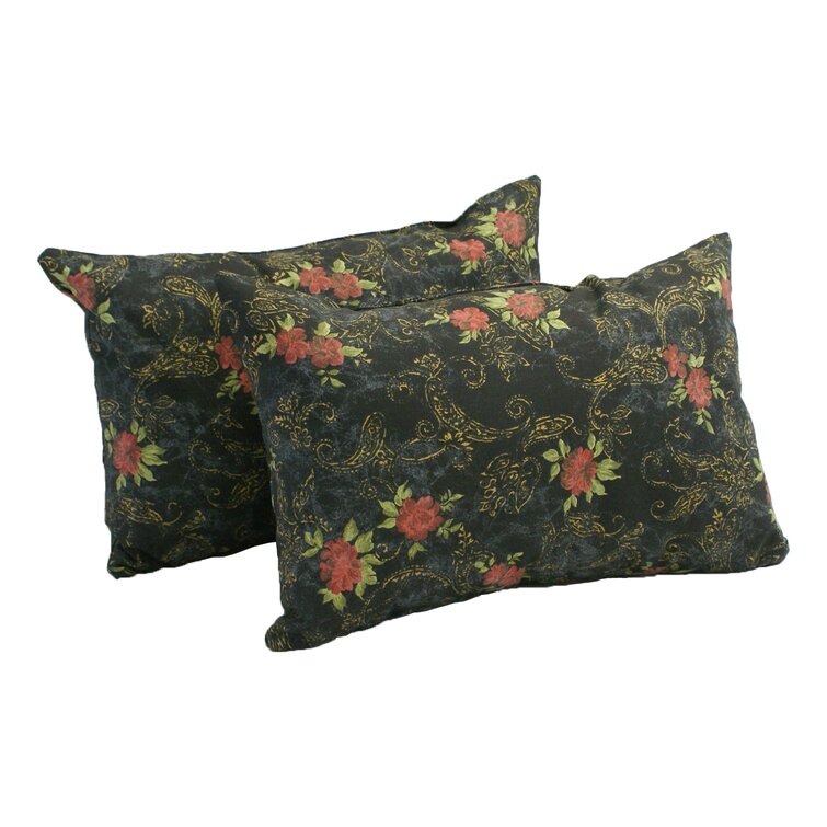 Floral Lumbar Pillow ( incomplete 1 only box) 