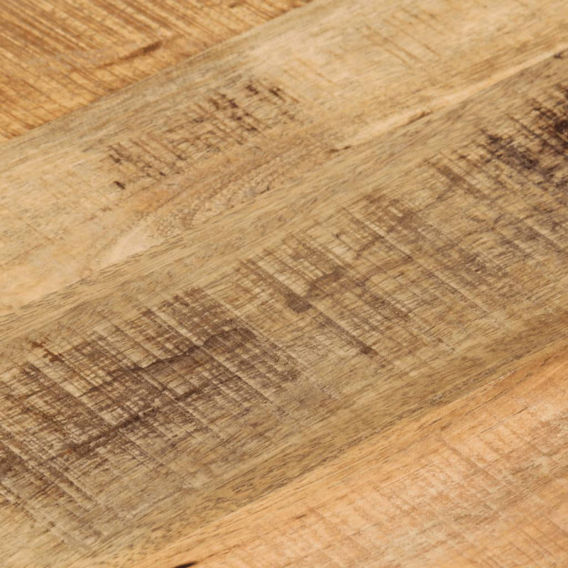 Table Top Solid Wood Mango, 2.5cm H x 40cm W x 40cm D, Natural