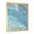 Toile avec cadre photo doré