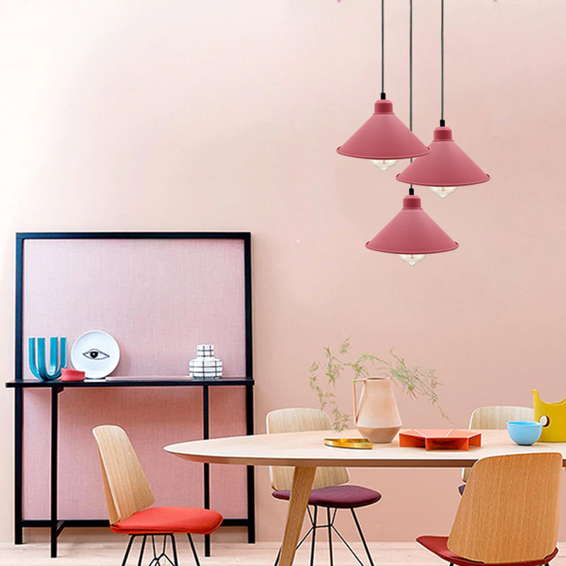 Lott 3 - Light Black Cluster Pendant