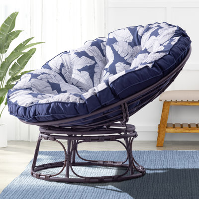 Maysen Swivel Wicker Outdoor Lounge Chair