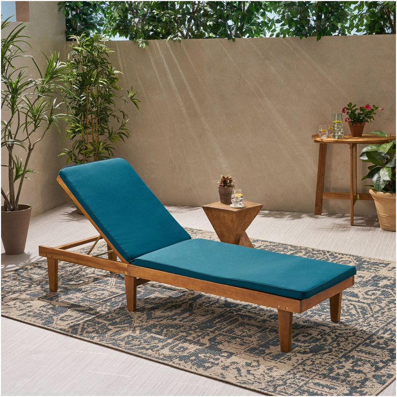 Coussin de chaise longue Nadine, Bleu